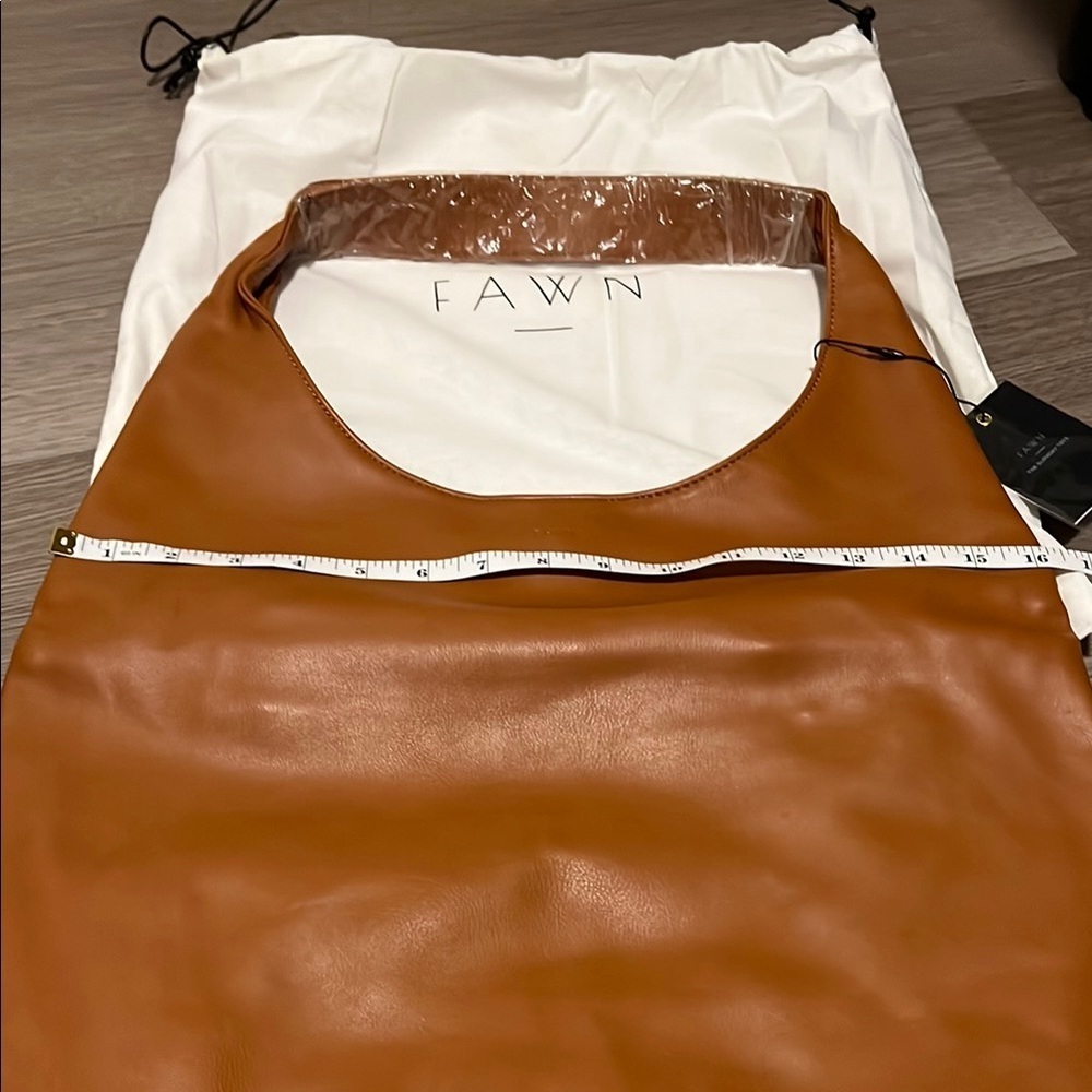 Fawn Brown Leather Tote Bag - Picture 4 of 8